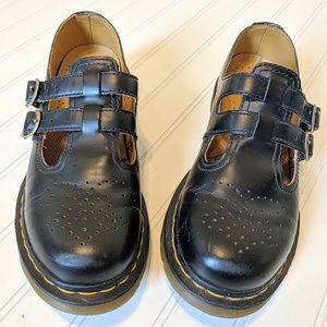 Dr Martens | Retro Chunky Mary Jane Buckle Shoes